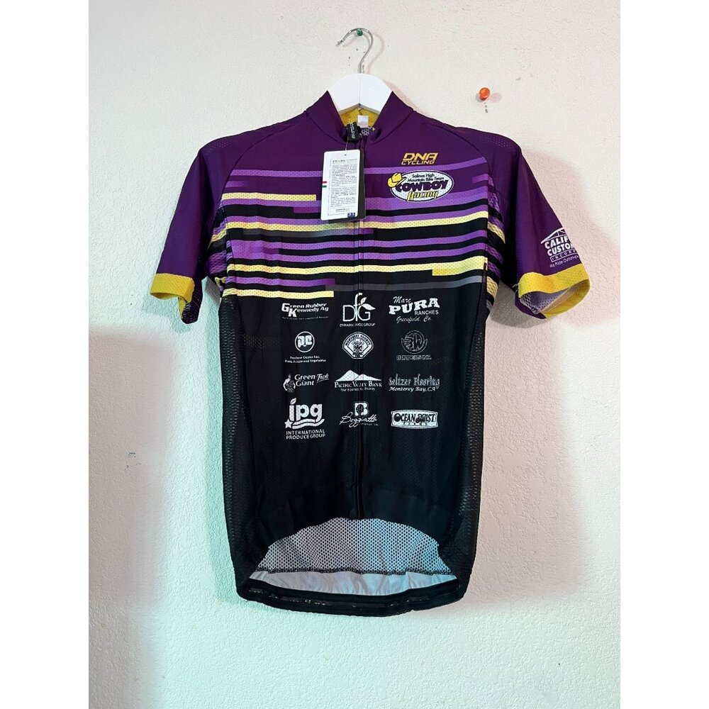 DNA Cycling Salinas High Mountain Bike Team Purple Cycling Jersey Large New